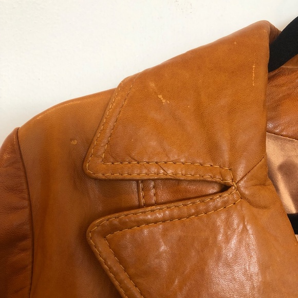 Vintage 70's Beau-Geste Women's Leather Jacket - Picture 3 of 3